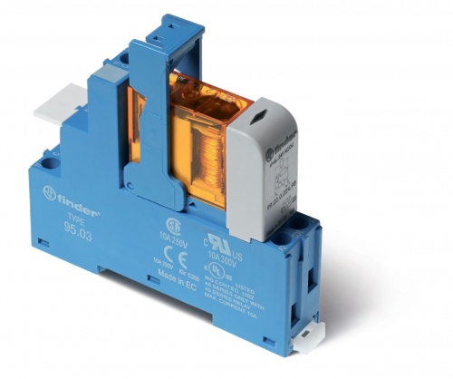 Интерфейсный модуль (сборка 40.31.8.012.0000 + 99.02.0.024.98 + 95.03SMA), электромеханическое реле, 1CO 10A, контакты AgNi, питание 12В AC, категория защиты IP20, винтовые клеммы, металлическая клипса, LED + варистор | код 483180120060SMA| Интерфейсный модуль (сборка 40.31.8.012.0000 + 99.02.0.024.98 + 95.03SMA), электромеханическое реле, 1CO 10A, контакты AgNi, питание 12В AC, категория защиты IP20, винтовые клеммы, металлическая клипса, LED + варистор | код 483180120060SMA|