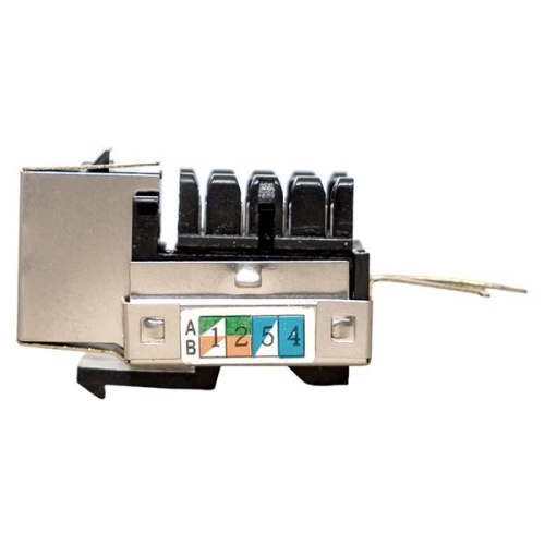 Модуль розеточный Keystone RJ45 кат.5E FTP экранир. 110 IDC 90град. TERACOM PRO | код TRP-KSTN-SOCK-90D-5EFTP | EKF фото 5 Модуль розеточный Keystone RJ45 кат.5E FTP экранир. 110 IDC 90град. TERACOM PRO | код TRP-KSTN-SOCK-90D-5EFTP | EKF фото 5