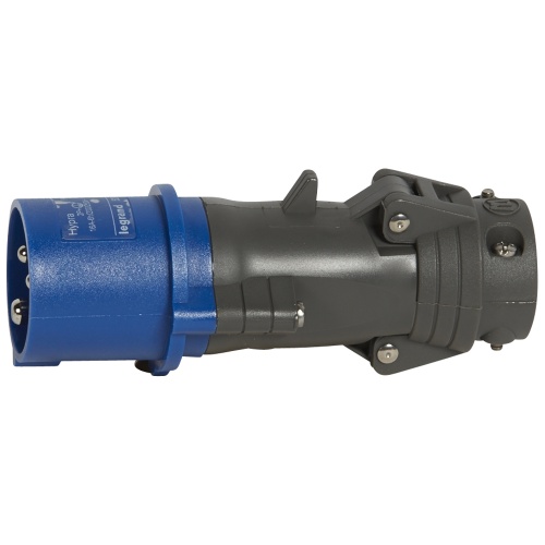 Прямая вилка Hypra - IP 44 - 2К+З - 16 А - пластик | код 052042 | Legrand