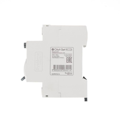 City9 Set Селективный выключатель дифференциального тока (ВДТ/УЗО) 63А 2P 100мА A-S 230В | код C9R76263 | Systeme Electric фото 2 City9 Set Селективный выключатель дифференциального тока (ВДТ/УЗО) 63А 2P 100мА A-S 230В | код C9R76263 | Systeme Electric фото 2