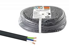 Провод ВВГмб-П нг(А)-LS 3х1.5 220/380 (бухта 10м) Народный ТРТС | код SQ0117-1111| РЭМЗ ТМ