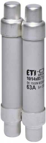 Предохранитель CH 10/14x85 T gPV 50A 1500V (50kA) | код 2626240 | ETI