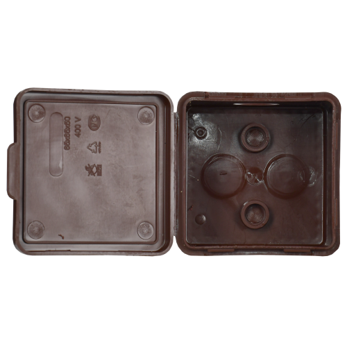 Коробка расп. КМ 65х65х50мм о/к IP54 4 вв. дуб IEK | код UKO31-065-065-050-K24-54 | IEK фото 5