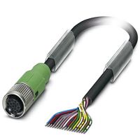 Кабель для датчика / исполнительного элемента SAC-17P- 3,0-PUR/FS SCO | код 1430789 | PHOENIX CONTACT