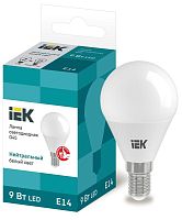 Лампа светодиодная ECO G45 шар 9Вт 230В 4000К E14 | код. LLE-G45-9-230-40-E14 | IEK