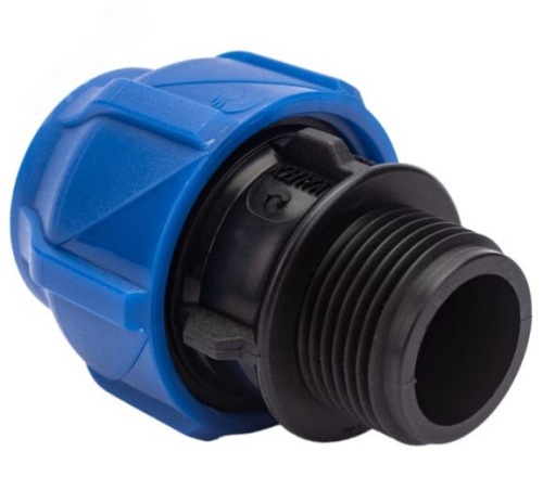 Муфта компрессионная соединительная с наружной резьбой 32х3/4дюйм (100/20) | код 121001132034 | VALFEX