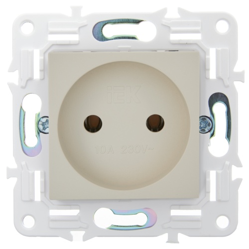 SKANDY Роз. без з/к/ш 10А SK-R02B беж. IEK | код SK-R10-10-K10 | IEK фото 5 SKANDY Роз. без з/к/ш 10А SK-R02B беж. IEK | код SK-R10-10-K10 | IEK фото 5