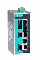 Коммутатор EDS-208A-S-SC 8 port switch, 7 x 10/100 TX, 1 x 100 FX (singlemode), dual power | код 00-06022382 | MOXA