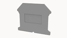 D-PCIK16-01P-11-00Z(H), Концевая крышка, для PCIK16, серый, шт | код 11060000006 | DEGSON
