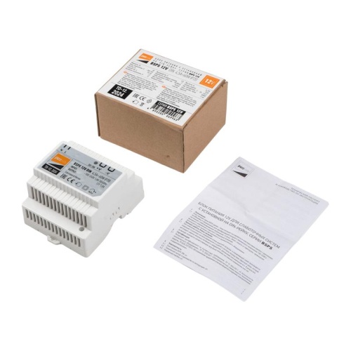 Блок питания (драйвер) на DIN-рейку для светодиодной ленты 60Вт 12В IP20 3г.гар Jazzway | код 5049963 | JazzWay фото 7