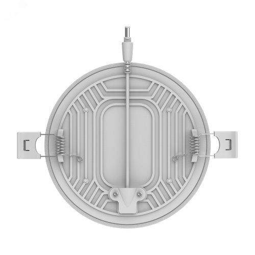 Светильник светодиодный ДВО 24 Вт 4000К 2400 лм 85-265В IP20 D170х27мм монт d155мм Пластик безрамочный Frameless Gauss | код 967511224 | GAUSS