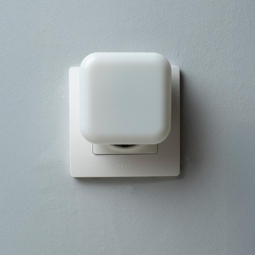 Светильник светодиодный JN-01-L 0.5Вт 6500К IP20 ночник в розетку датчик освещенности JazzWay 5061996 фото 3