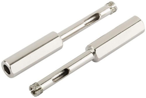 Коронки кольцевые по керамограниту, камню и кафелю алмазные, набор 2 шт, 6х67 мм | код 16201 | FIT фото 6 Коронки кольцевые по керамограниту, камню и кафелю алмазные, набор 2 шт, 6х67 мм | код 16201 | FIT фото 6