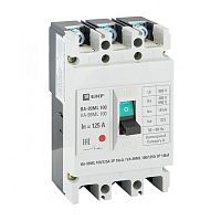 Автоматический выключательВА-99М 100/125А 3P 18кА EKF Basic | код. mccb99-100-125mI | EKF 