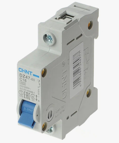Авт. выкл.DZ47-60 1P 25A 4.5kA х-ка C | код 187998 | CHINT 