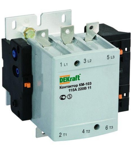 Контактор 150А 220В АС3 1НО+1НЗ КМ-103 | код 22152DEK | Schneider Electric