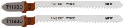 Полотна по дереву, HCS, фрезерованные, волнистые зубья, 82/56/2 мм (Т119ВО), 2 шт | код 40937 | FIT фото 2 Полотна по дереву, HCS, фрезерованные, волнистые зубья, 82/56/2 мм (Т119ВО), 2 шт | код 40937 | FIT фото 2
