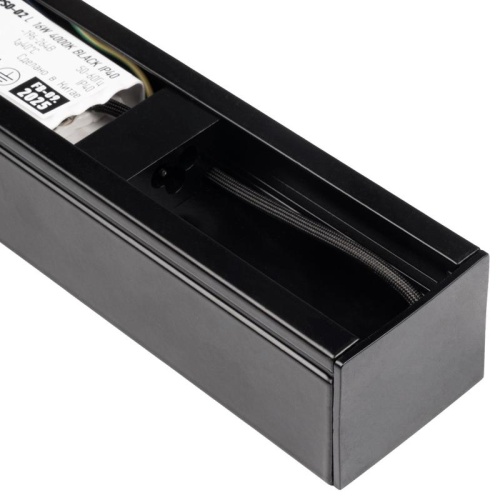 Светильник светодиодный PSO-02L 16Вт 4000К L-обр. 255х255х42мм BLACK ДПО/ДСО для реечных потолков IP40 (универсальный монтаж: накладной/подвесной) Pro+ JazzWay 5069008 фото 11