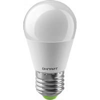 Лампа светодиодная 9вт OLL-G45-9-230-6.5K-E27-FR | код 90424 | ОНЛАЙТ