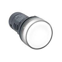 Лампа светосигнальная SB7 d22мм 24В DC бел. моноблочная | код. SB7EV07BP | Systeme Electric