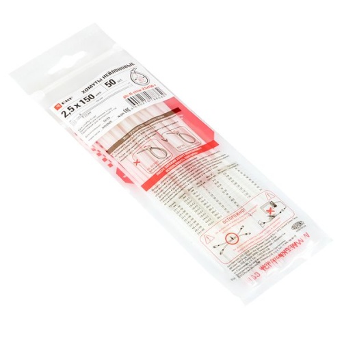 Хомут P6,6 стандартный (б), 2,5x150 (100шт) FlexLock PROxima | код plc-fl-ctsw-2.5x150 | EKF фото 3