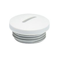 Заглушка для корпуса разъема REVOS, резьба M20x1,5, пластик, с уплотнительным кольцом, серый | код 05.506.7253.0 | Wieland
