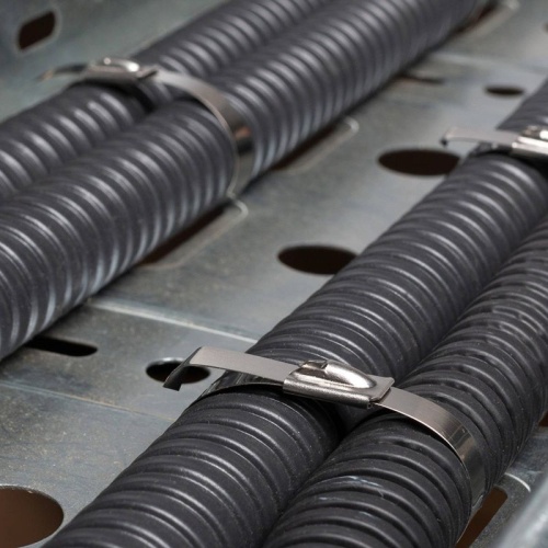 Хомут кабельный СКС (316) 12х1200 стальной Fortisflex 103068 фото 4 Хомут кабельный СКС (316) 12х1200 стальной Fortisflex 103068 фото 4