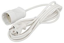 Удлинитель-шнур 1х3м без заземл. 6А IP20 UX(6)-1-3m ПВС 2х0.75 | код Б0039819 | Эра