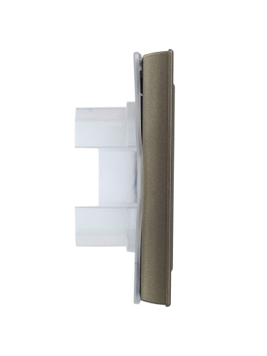 BRITE Рамка 1-местная IP44 РУ-1-БрШ-44 шампань | код BR-M12-44-K37 | IEK фото 2