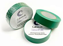Cabeus ET-GN Изоляционная лента зеленая 19ммх20мх0.13мм | код 7417c | Cabeus