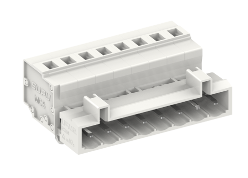 450923/030 Вилка каб. MCS горизонт., с монтаж.ножками шаг 5.0мм, 23 конт., сер., шт | код 450923/030 | SUPU