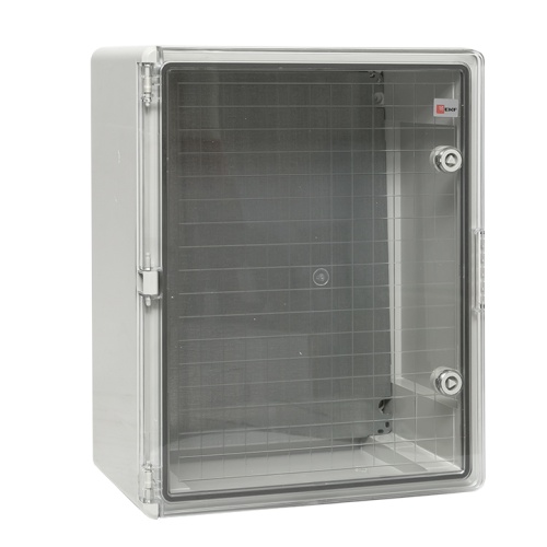 Щит пластиковый с монтажной платой прозр, дверь 500х400х240 мм IP65 PROxima | код PBT65MP007 | EKF