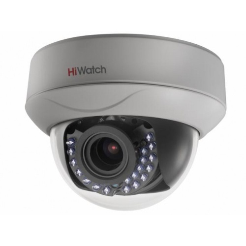 Видеокамера HD-TVI 2Мп внутреннняя купольная с ИК-подсветкой до 30м (DS-T207P (2.8-12 mm) | код 300611601 | HiWatch