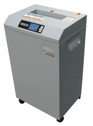 Шредер Office Kit S850 1.9х15 (секр.P-5) фрагменты 19лист. 85лтр. скрепки скобы пл.карты CD | код 989329 | OFFICE KIT