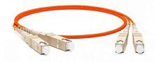 Патч-корд оптический TWT, PVC, дуплексный, SC/PC-SC/PC, MM 50/125, 3.0 м | код TWT-2SC-2SC/OM2-3.0 | TWT