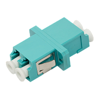 Адаптер оптический LANMASTER LC, OM3 корпус SC, дуплексный | код LAN-2LC/S-AM-OM3 | LANMASTER