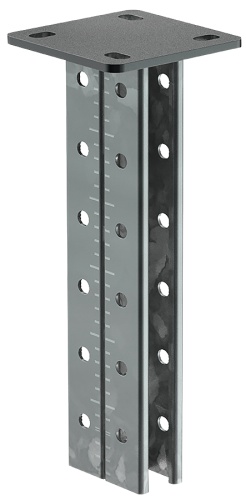 Подвес потолочный STRUT двойной 41х41-2700 HDZ | код CLM50D-KDS-41-41-27-HDZ | IEK