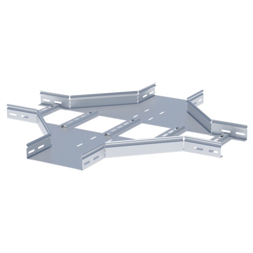 Ответвитель крестообразный для лестничного лотка 80х200 мм | код xlt80200 | EKF