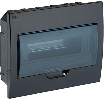 KREPTA 3 Корпус пластиковый ЩРВ-П-12 IP41 черный | код MKP12-V-12-41-K02 | IEK