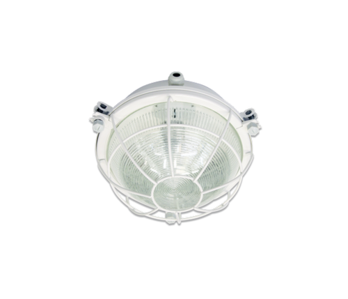 Светильник НПП-03-100-001 круг E27 IP54 белый Банник (НБП 03) | код В-07834 | Витебское Электротехническое Предприятие СВЕТ