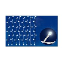 Занавес светодиодный ULD-C1515-160/TWK WHITE IP67 с эффектом мерцания 1.5х1.5м соединяемый 160LED бел. свет провод бел. Uniel UL-00001355