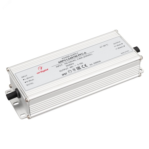 Блок питания ARPV-LG48150-PFC-A (48V, 3.15A, 150W) (ARL, IP67 Металл, 5 лет) | код 30034 | Arlight Блок питания ARPV-LG48150-PFC-A (48V, 3.15A, 150W) (ARL, IP67 Металл, 5 лет) | код 30034 | Arlight