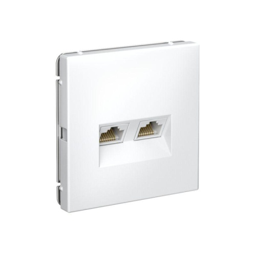 ARTGALLERY РОЗЕТКА двойная компьютерная RJ45+RJ45, кат. 5е, механизм, БЕЛЫЙ | код GAL000185 | Systeme Electric ARTGALLERY РОЗЕТКА двойная компьютерная RJ45+RJ45, кат. 5е, механизм, БЕЛЫЙ | код GAL000185 | Systeme Electric
