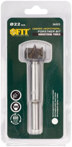 Сверло Форстнера (фреза) с карбидными вставками 22мм FIT 36523 фото 3