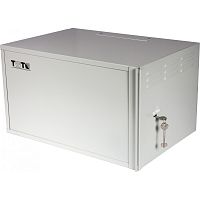 Шкаф антивандальный пенального типа, 9U 560x400 мм, серый | код TWT-CBWSF-9U-6x4-GY | TWT