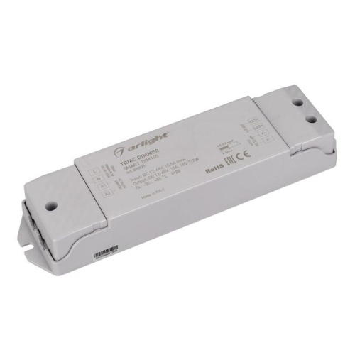 Диммер SMART-DIM105 12-48В 15А TRIAC IP20 пластик | код 025029 | Arlight Диммер SMART-DIM105 12-48В 15А TRIAC IP20 пластик | код 025029 | Arlight