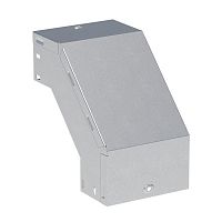 Угол 90 град. вертикальный внешний 50x400 мм INOX EKF | код vo9050400-INOX | EKF
