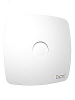 Вентилятор осевой вытяжной с обратным клапаном D125 декоративный | код RIO 5C Matt white | DiCiTi