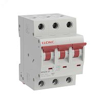 Выключатель автоматический трёхполюсный 6А B 6кА | код MD63N-3PB6 | DKC