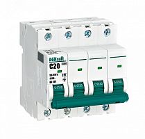 Выключатель автоматический 4Р 20А х-ка C ВА-103 6кА | код 12322DEK | Dekraft